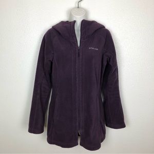 Columbia Benton Springs Long Hoodie, full Zip up Fleece Jacket